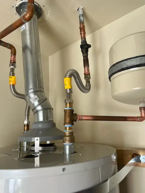Water heater installation and plumbing repair in North Ridge at Mansfield